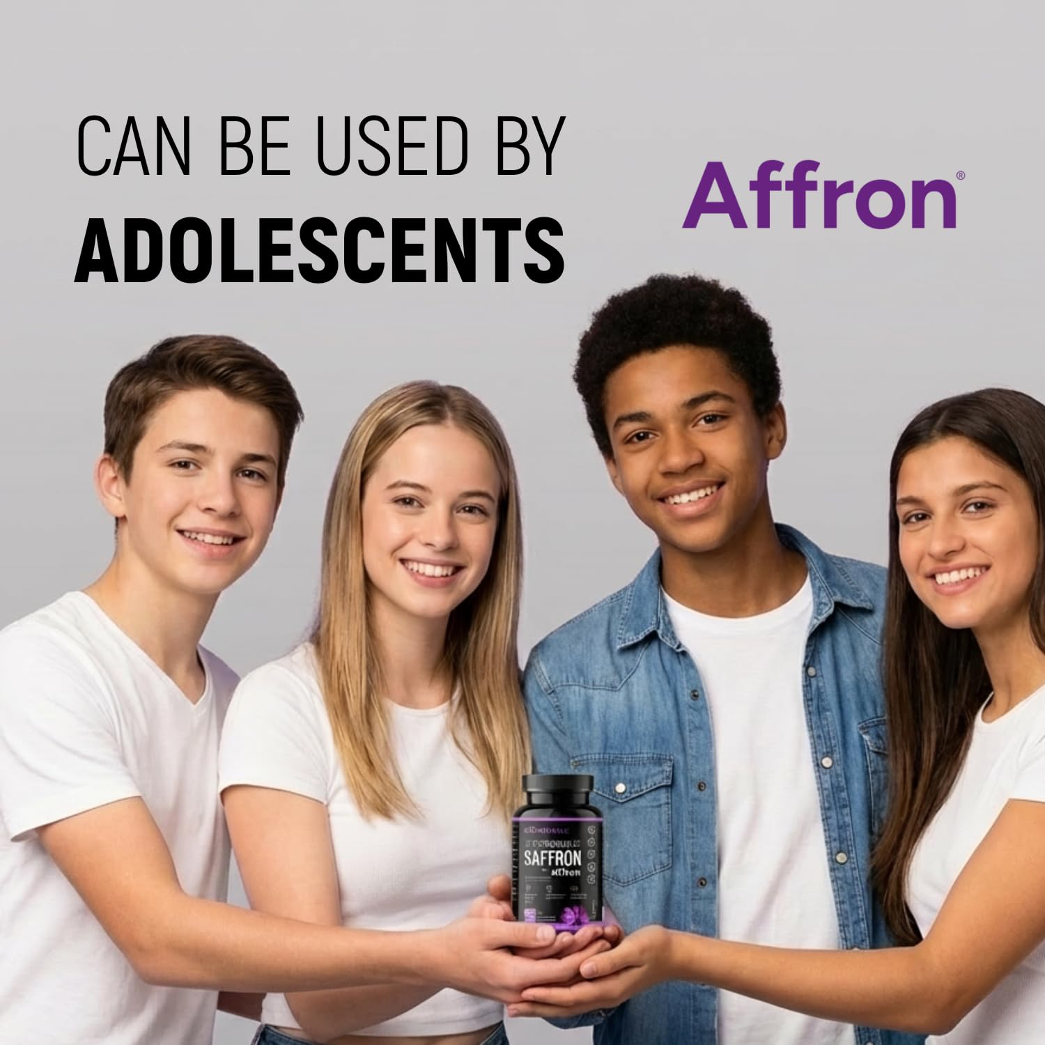 miNATURALS Saffron Supplements 120 Capsules | Clinically Studied Affron Saffron Extract | Stress & Mood Support for Men, Women & Teens | Pure Saffron Pills - Available at All In One Marketplace Canada