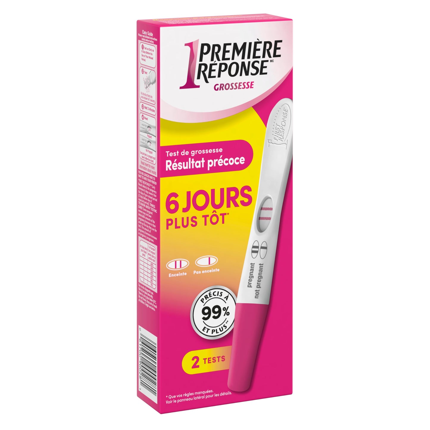 First Response Early Result - Pregnancy Test Kit - Detect Pregnancy 6 Days Sooner Than Your Missed Period - Over 99% Accurate - Analog (2 Count)