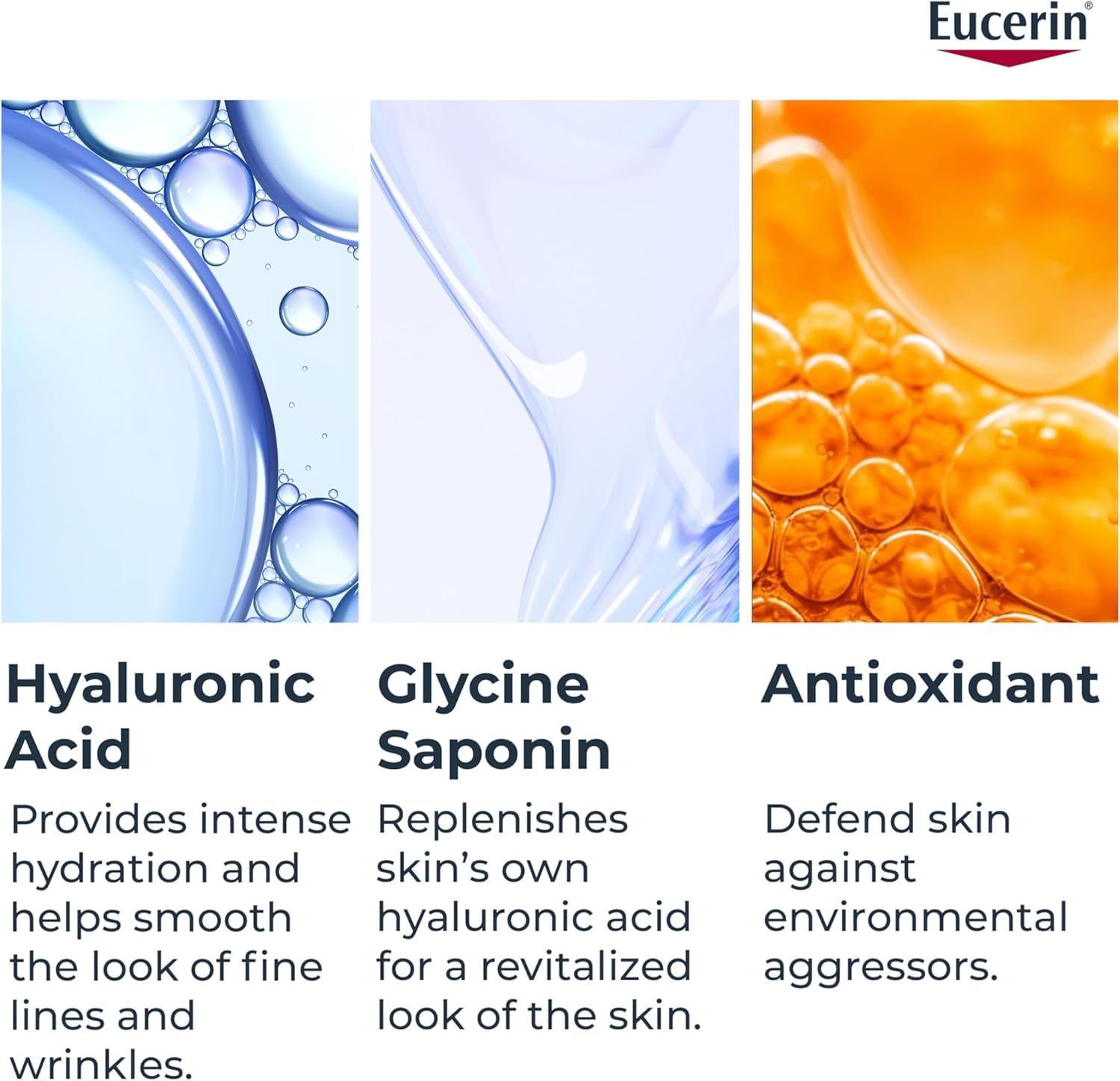 Eucerin Anti-Wrinkle Face Firming Day Cream, Hyaluronic Acid, Hydrate, 50mL Eucerin