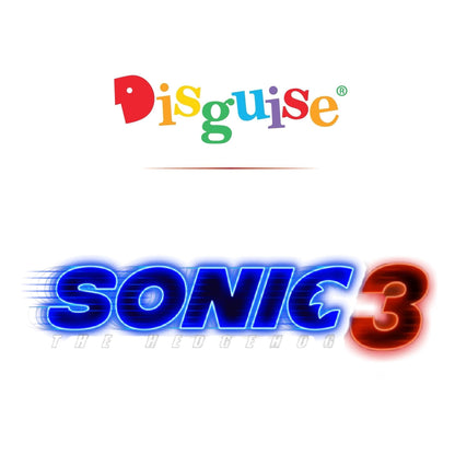 Déguisement adulte Tails Sonic, costume d'Halloween officiel Sonic le Film 3 avec coiffe, taille adulte XS/S