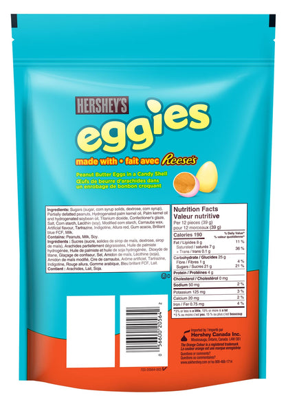 REESE'S Peanut Butter Easter Eggs - 900g Bulk Candy Bag