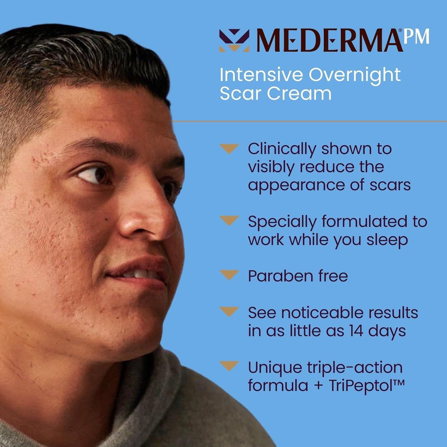 Mederma PM Intensive Overnight Scar Cream | Reduces the appearance of Old & New scars while you sleep, 30 ml - Available at All In One Marketplace Canada