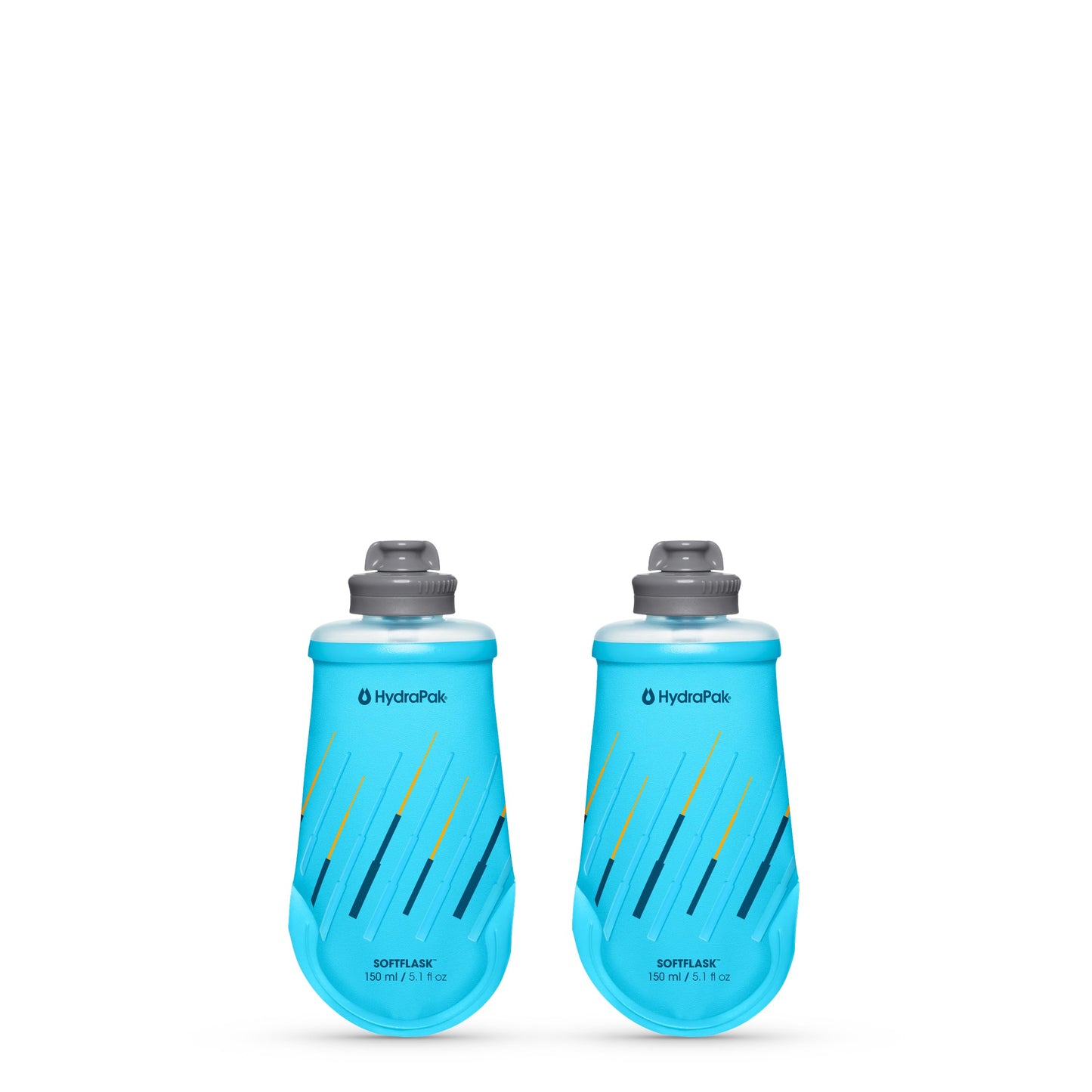HydraPak SoftFlask Collapsible Nutrition Flask 2-Pack (150ml, Malibu) 🍁 All In One Marketplace Canada