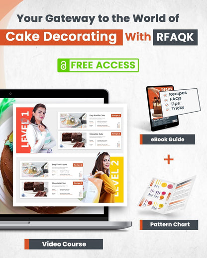 Cake Decorating Supplies, 700PCs Cake Decorating Kit 3 Springform Cake Pans, Cake Turntable, Numbered Piping Icing Tips, Chocolate Mold,Leveler, Baking Supplies Cupcake Liner & more Baking Stuff RFAQK 🍁 All In One Marketplace Canada