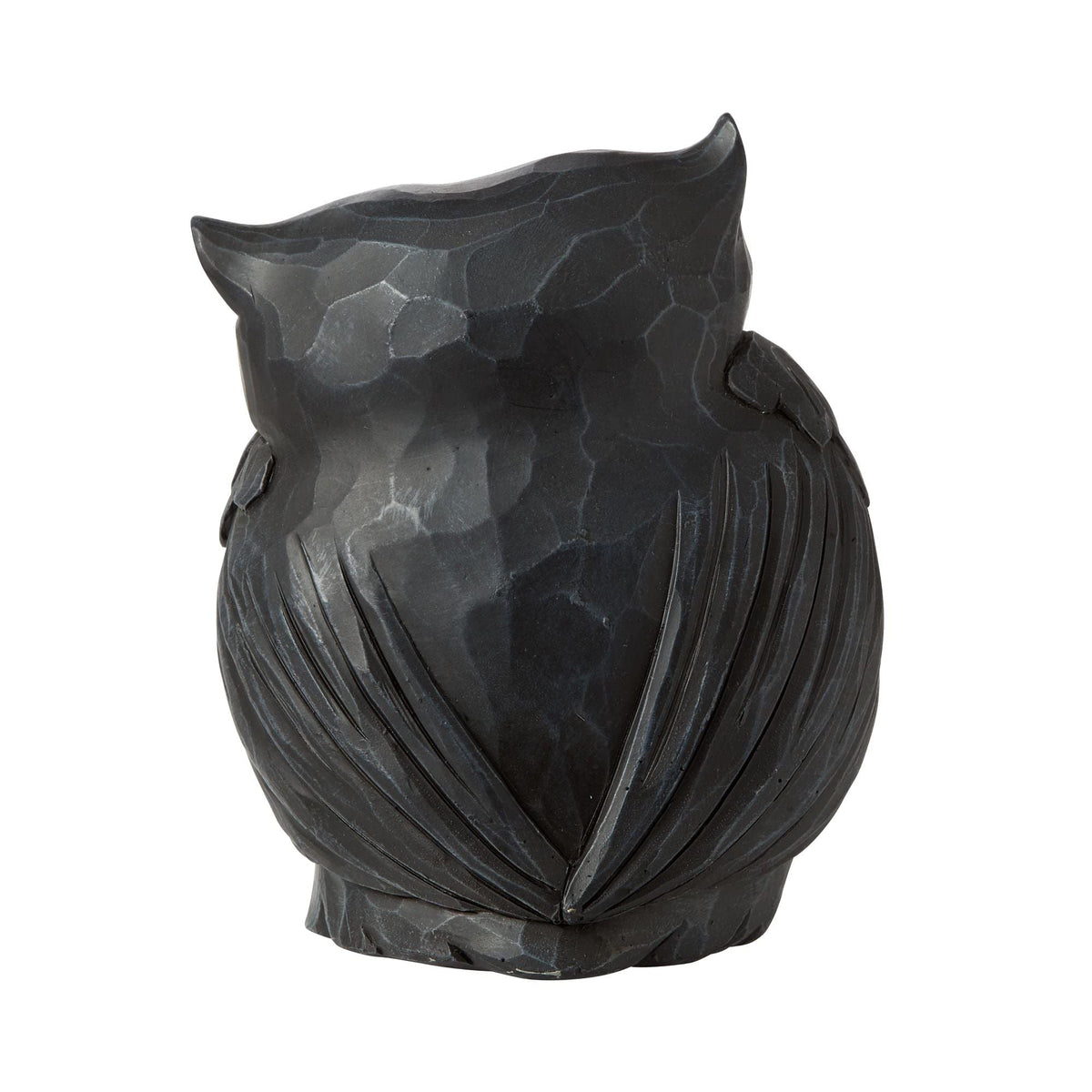 Figurine miniature Halloween Enesco Jim Shore, petit hibou noir avec scène de sorcière, 3,75 pouces, doré