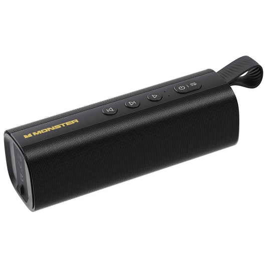 Monster S290 Bluetooth Speaker, Portable Bluetooth Speaker with 30W Loud Stereo Sound, Bluetooth 6.0, 20H Playtime, TWS Pairing, Support AUX/TF Card, IPX6 Waterproof Wireless Speaker for Home, Travel