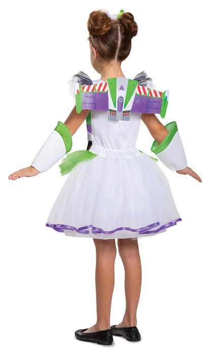 Disney Toy Story Buzz Lightyear Costume Tutu, Officially Licensed Halloween Costume Outfit, Kids Size (4-6x)