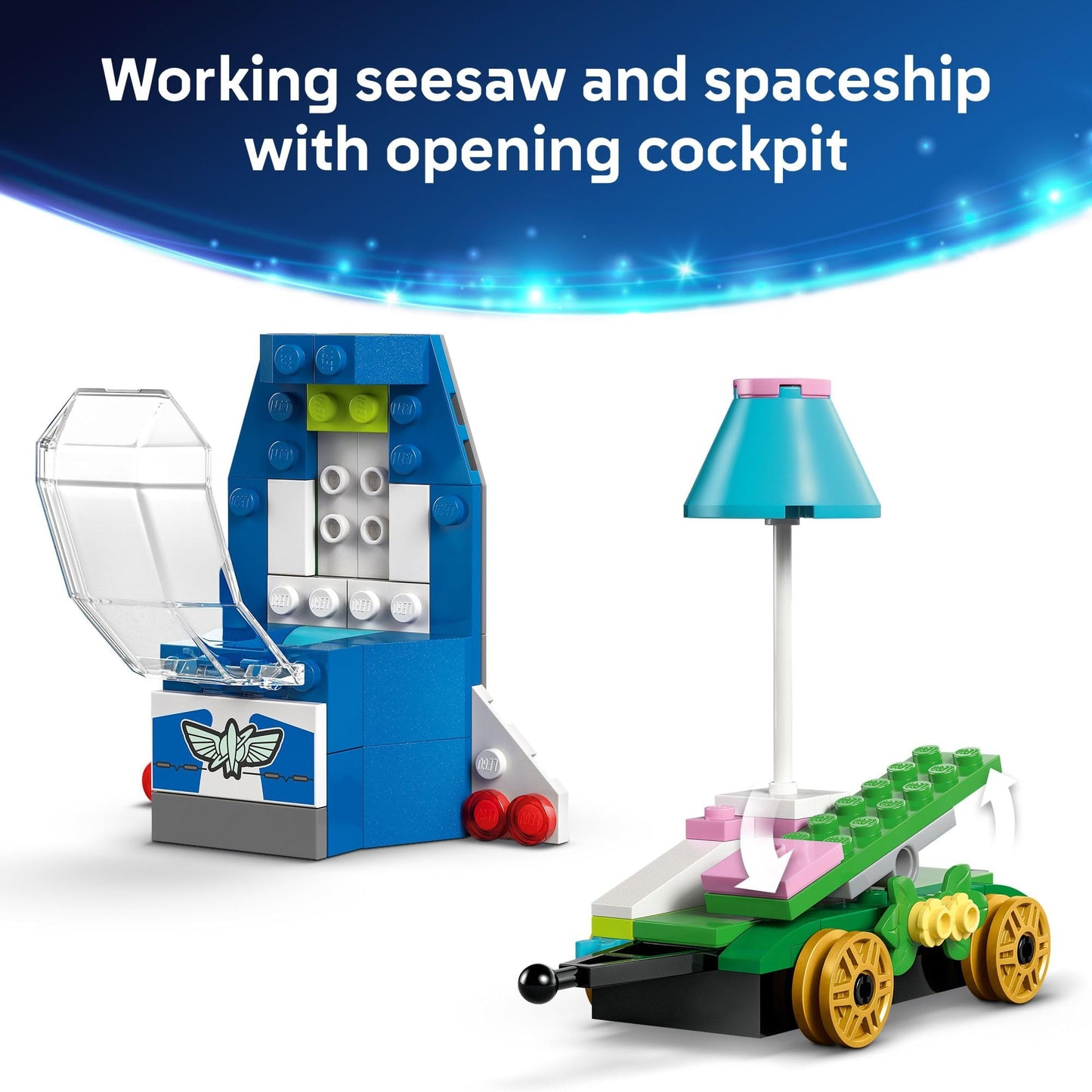 LEGO Disney and Pixar’s Toy Story Celebration Train & RC Car Toddler Toy - Sensory and Pretend Play Building Toy for Preschool Boys and Girls, Ages 4+ - Disney Gift Idea for Birthdays - 43264 LEGO