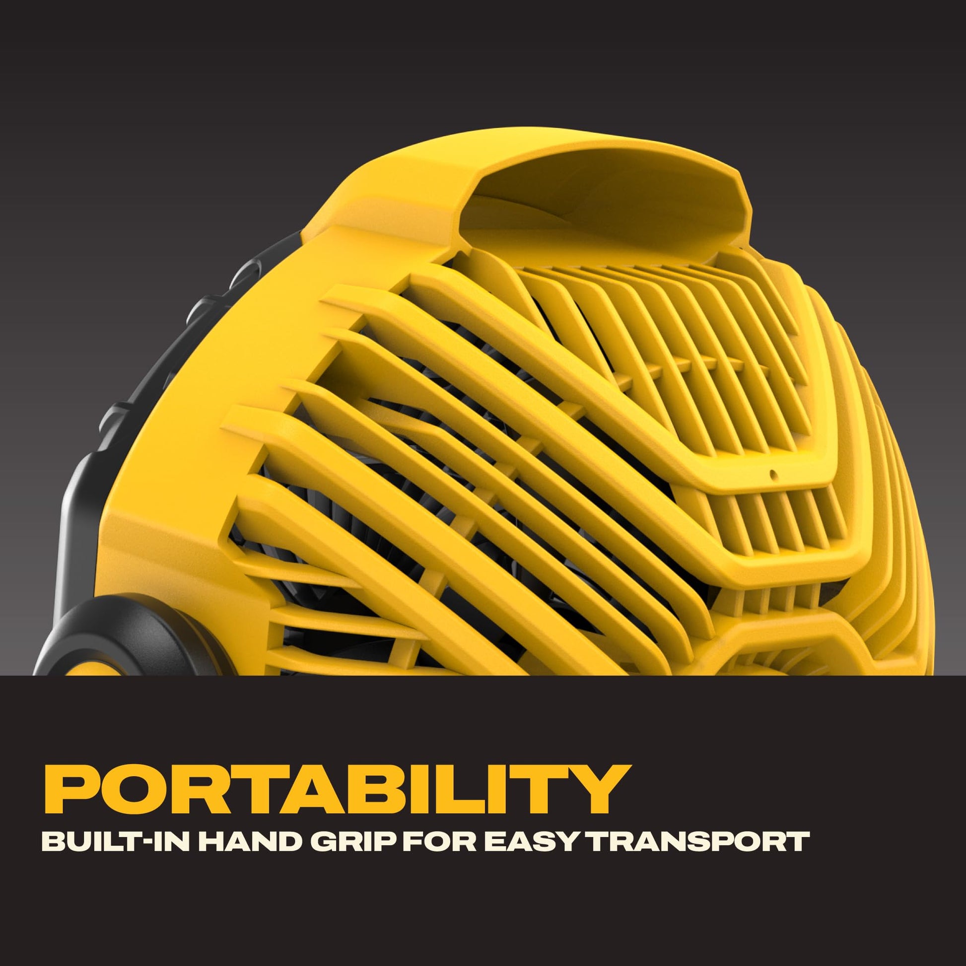DEWALT 20V MAX* Cordless Fan, Portable, Multi Hanging, Up to 650 CFM Airflow, Tool Only (DCE512B)