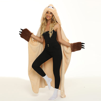 Moyel Sloth Wearable Hooded Blanket Gifts for Women on Christmas Birthday 🍁 All In One Marketplace Canada