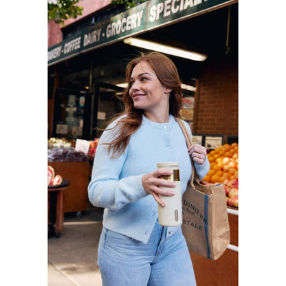 Contigo SnapSeal 16 oz Travel Mug w/Carry Strap | Vacuum-Insulated Stainless Steel for Hot Coffee & Tea or Cold Drinks | Spill-Proof Lid w/Straw Compatibility | BPA & Lead-Free | Dishwasher Safe 🍁 All In One Marketplace Canada
