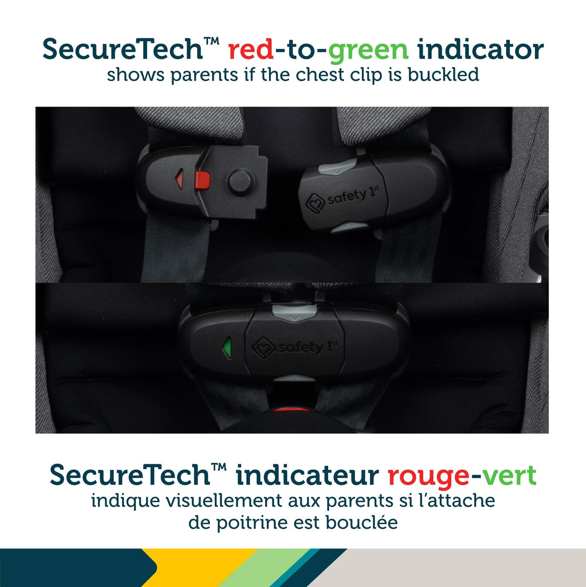 Siège d'auto tout-en-un convertible 4-en-1 EverSlim de Safety 1st - Black Beauty