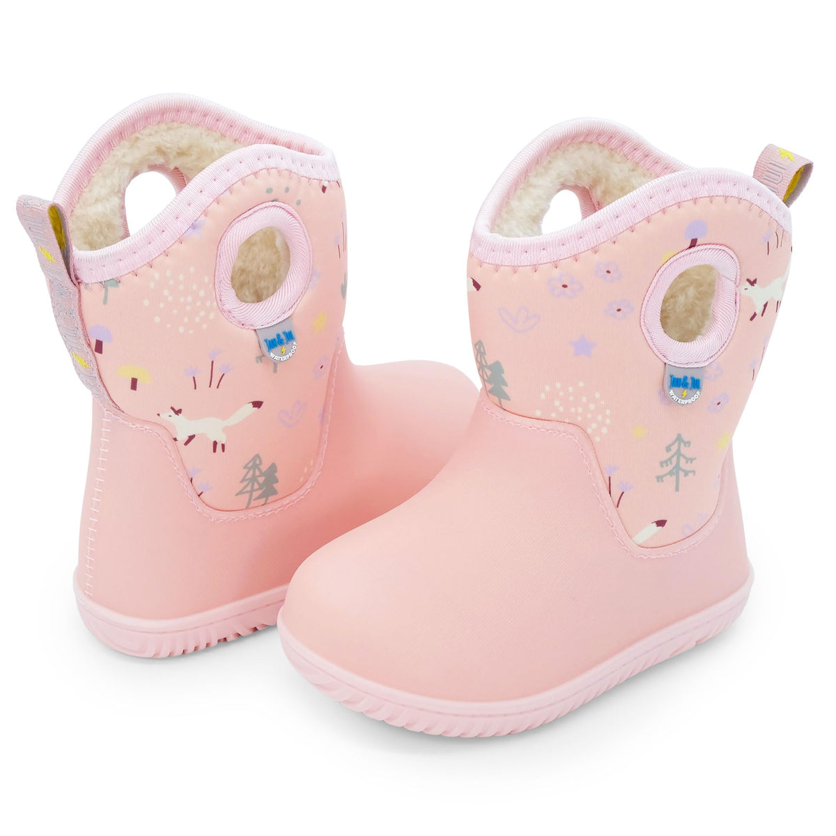 Jan & Jul Waterproof Winter Boots for Toddlers (Pink Forest, US 7) 🍁 All In One Marketplace Canada