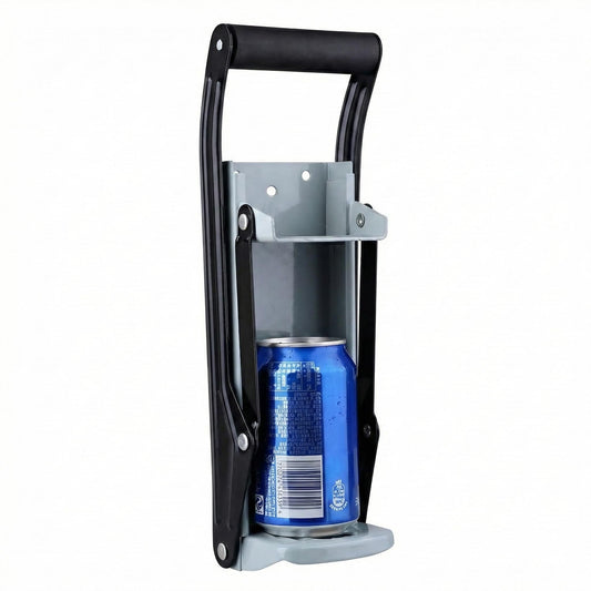 Stanz (TM) 12oz 16oz Wall Mounted Aluminum Can Crusher Beer Soda Cans Smasher Eco-Friendly Recycling Tool with Mounting Screws for Home - Available at All In One Marketplace Canada