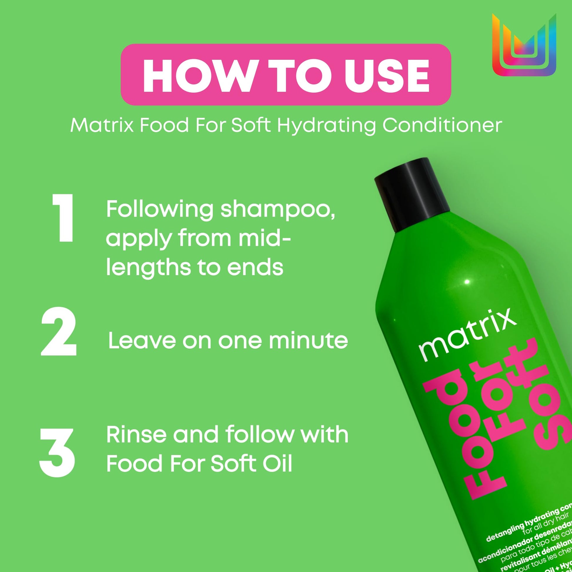 Matrix Food For Soft Hydrating Conditioner for Dry, Brittle Hair Matrix