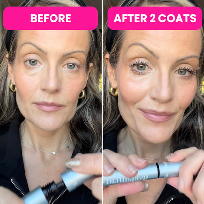 Prime Prometics PrimeLash Mascara for Women over 50 – Volumizing, Incredible Length in 2 Coats – Long-Stay, Zero Clumps, Hypoallergenic (Black) - Available at All In One Marketplace Canada