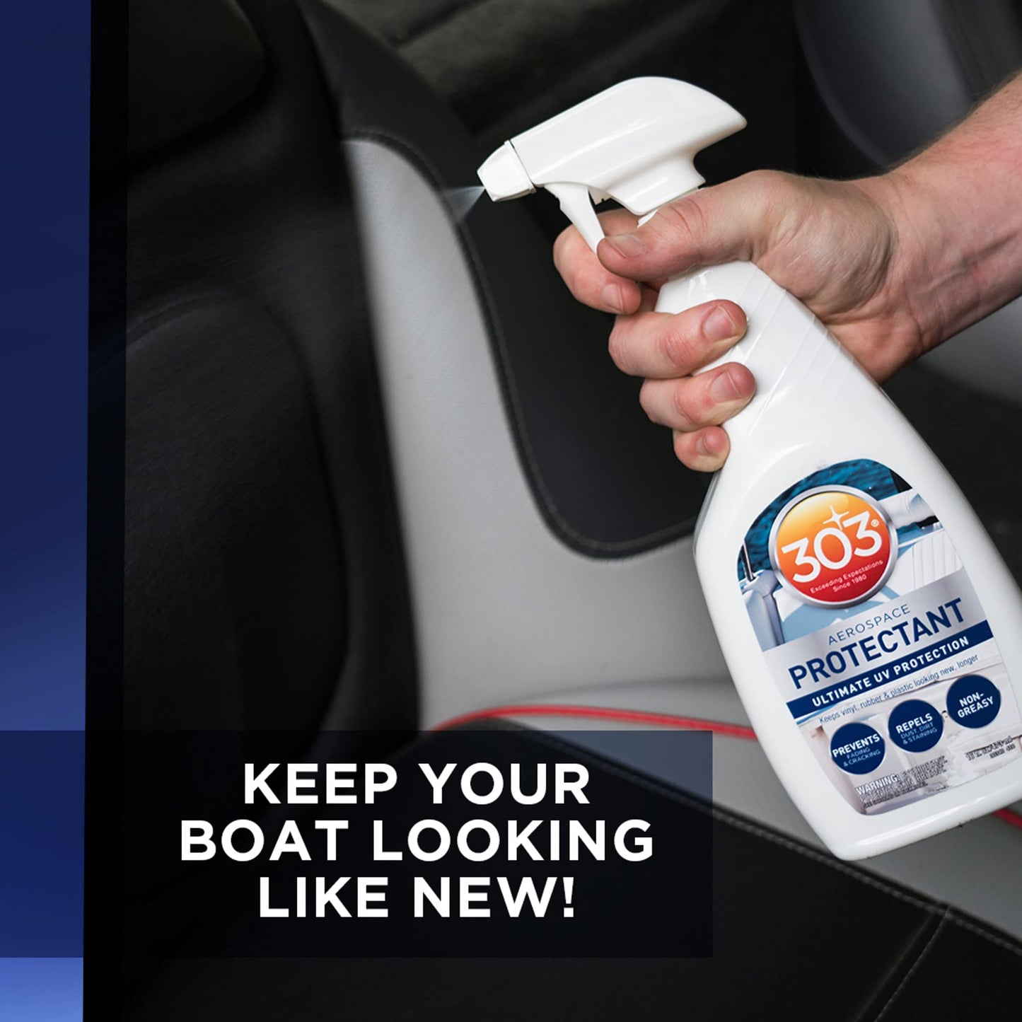 303 Marine Aerospace Protectant - Ultimate UV Protection - Keeps Vinyl, Rubber, and Plastic Looking New, Longer, 16 fl. oz. (30340CSR) 🍁 All In One Marketplace Canada