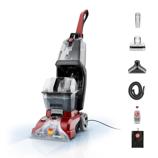 Hoover PowerScrub Deluxe Carpet Cleaner, Deep Cleaning Carpet & Upholstery Shampooer with Multi‑Purpose Tools, FH50150NC
