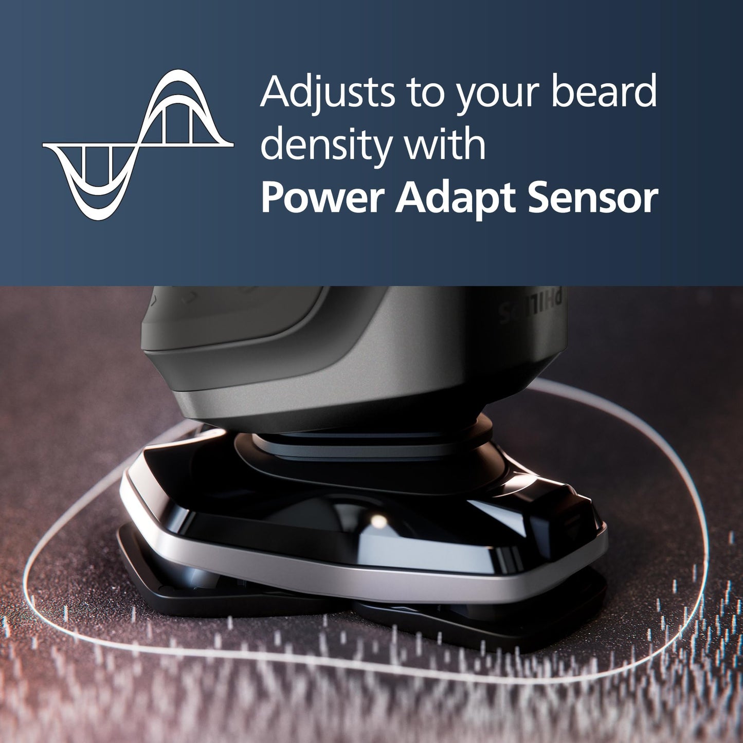 Philips Shaver Series 5000, Wet & Dry Electric Shaver, with SkinIQ Technology, Pop-up Trimmer, Charging Stand, Deep Black, Model S5898/25 - Available at All In One Marketplace Canada