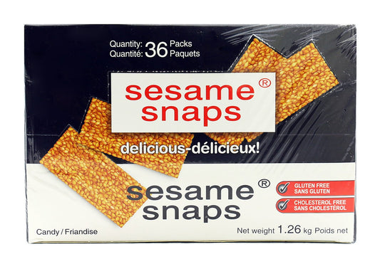 SESAME SNAPS Sesame Seed Bars 36-Pack (35g each)