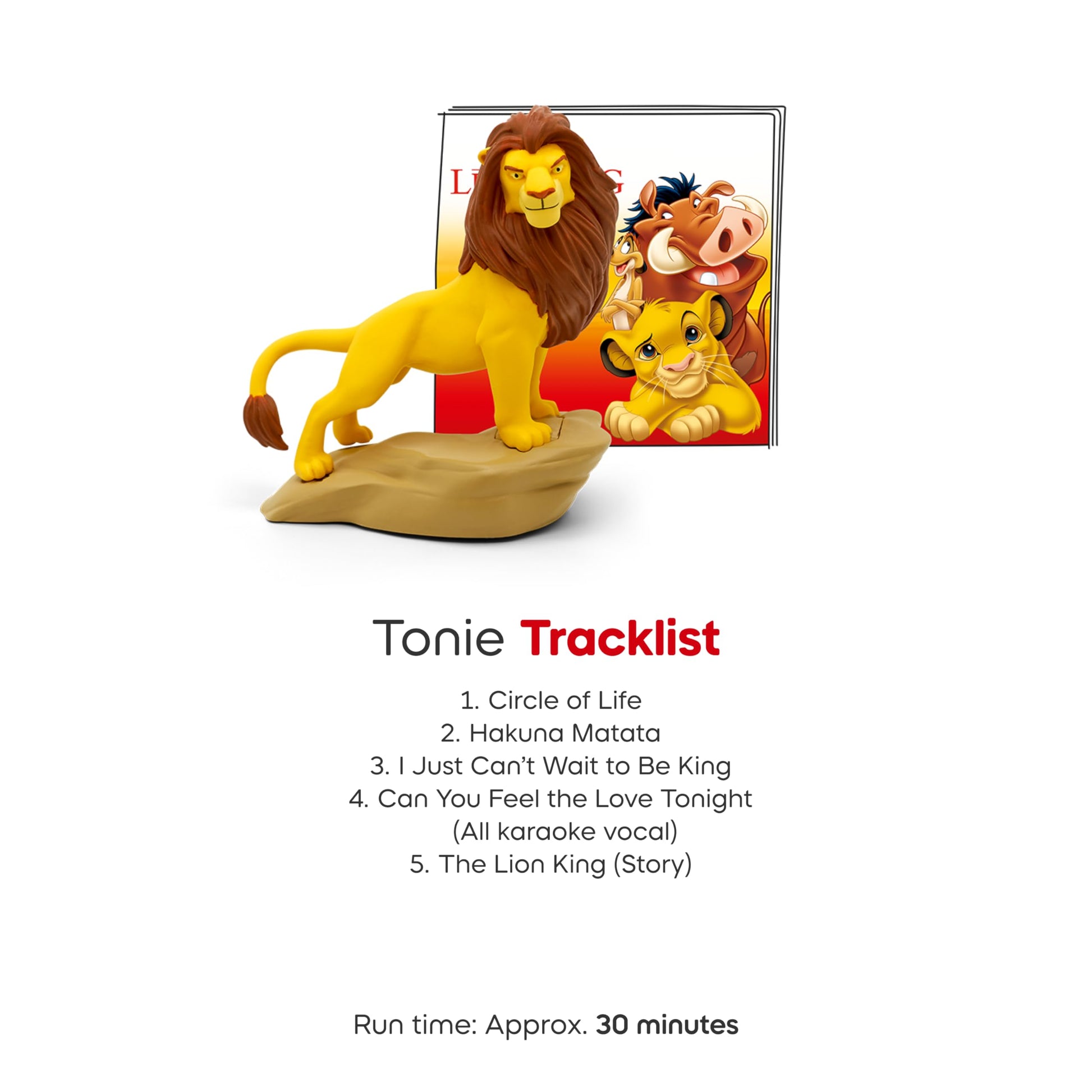 Tonies Simba Audio Toy Figurine from Disney's The Lion King - Available at All In One Marketplace Canada