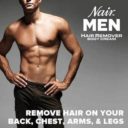 Nair Men Hair Remover Cream for Chest, Back, Legs & Arms, 312 g