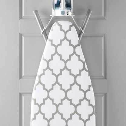 Whitmor Deluxe Ironing Board Cover and Pad (Ironing board not included) - Medallion Grey WHITMOR