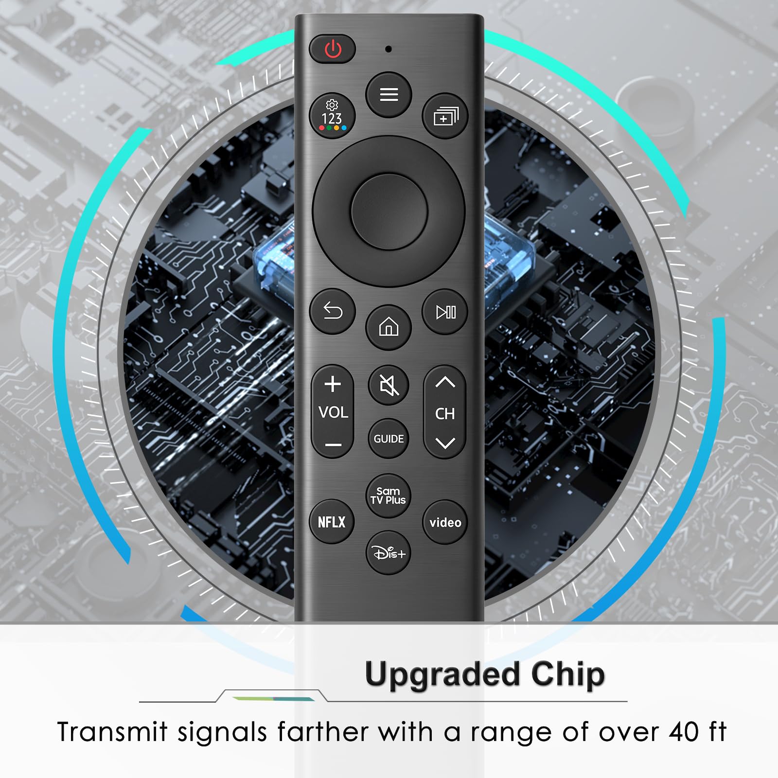 (Pack of 2) Universal Remote Control for Samsung TV Remotes Control Replacement Solar Series 8 LED LCD QLED Frame 4K 8K UHD HDTV Curved Monitor Smart
