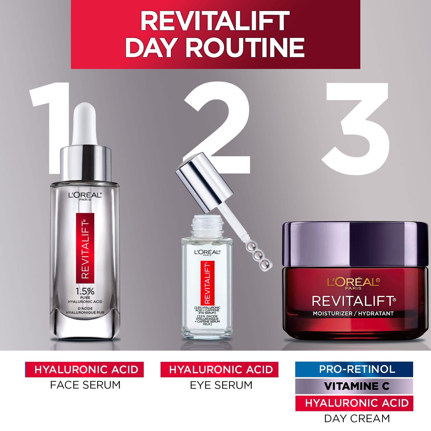 L'Oreal Paris Revitalift Triple Power LZR Anti-Aging Cream Night Moisturizer, with Hyaluronic Acid & Pro-Xylane, 50 mL 🍁 All In One Marketplace Canada