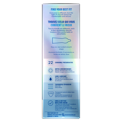 DUREX® CONDOM - Invisible Extra Sensitive 22ct