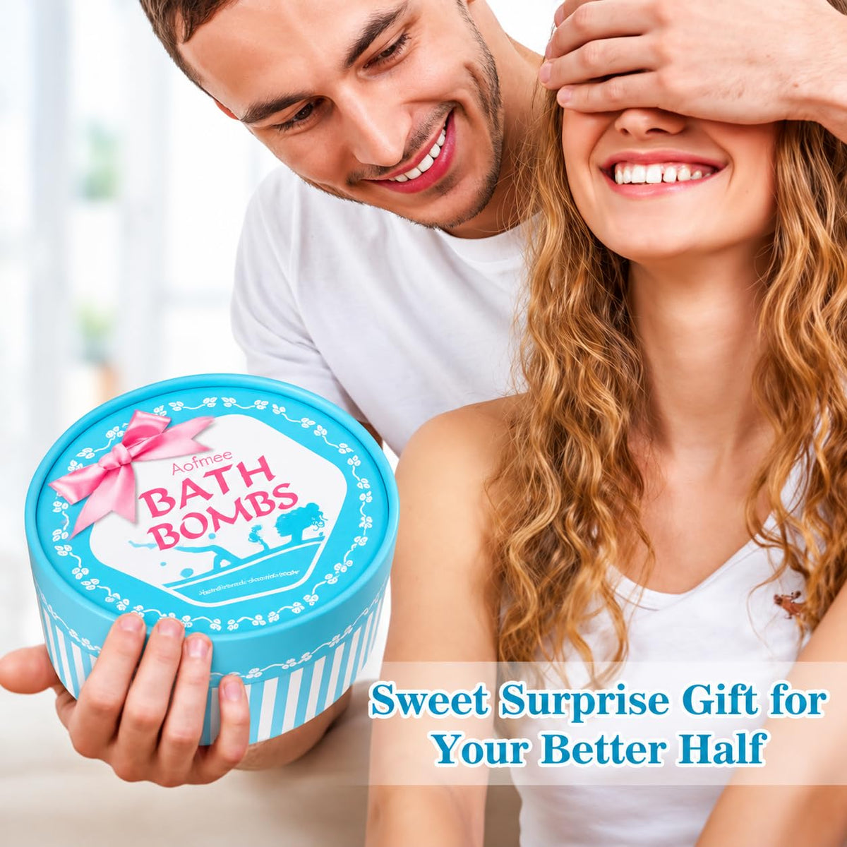Aofmee Bath Bombs Gift Set, Handmade Bubble and Floating Fizzies Spa Kit, Shea and Cocoa Dry Skin Moisturize, Birthday Valentines Mothers Day Anniversary Christmas Gifts for Women, Mom, Her, Kids 🍁 All In One Marketplace Canada