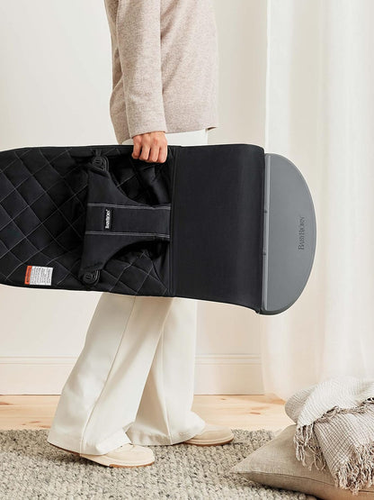 BabyBjörn Bouncer Bliss, Woven, C-quilt Black - Available at All In One Marketplace Canada