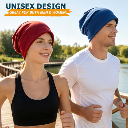 EINSKEY Slouchy Beanie for Men Women, Cotton Multipurpose Daily Headwear 🍁 All In One Marketplace Canada