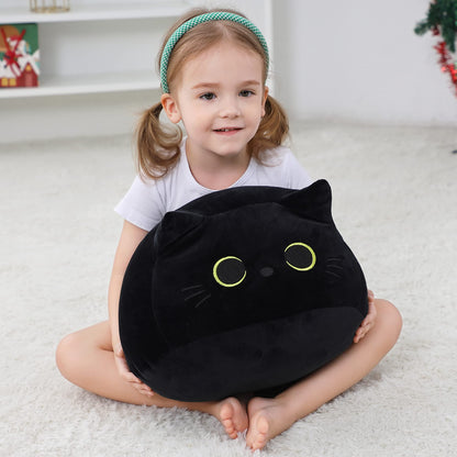 WeBingo Black Cat Plush Toy 16'', Giant Cat Stuffed Animal Plushies Pillow for Girl Boy Kid Adult, Large Big Soft Gift for Birthday Christmas Valentine's Day Home Decor 🍁 All In One Marketplace Canada