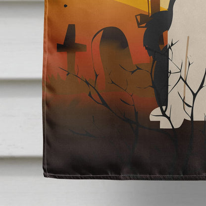Drapeau de maison en toile Caroline's Treasures BB4295CHF Laïka russo-européen Spitz Halloween, grand, multicolore