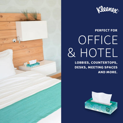 Kleenex Professional Facial Tissue, Bulk (21400), 2-ply, White, Flat Boxed Format for Business (100 tissues/Box, 36 Boxes, 3,600 Sheets/case)