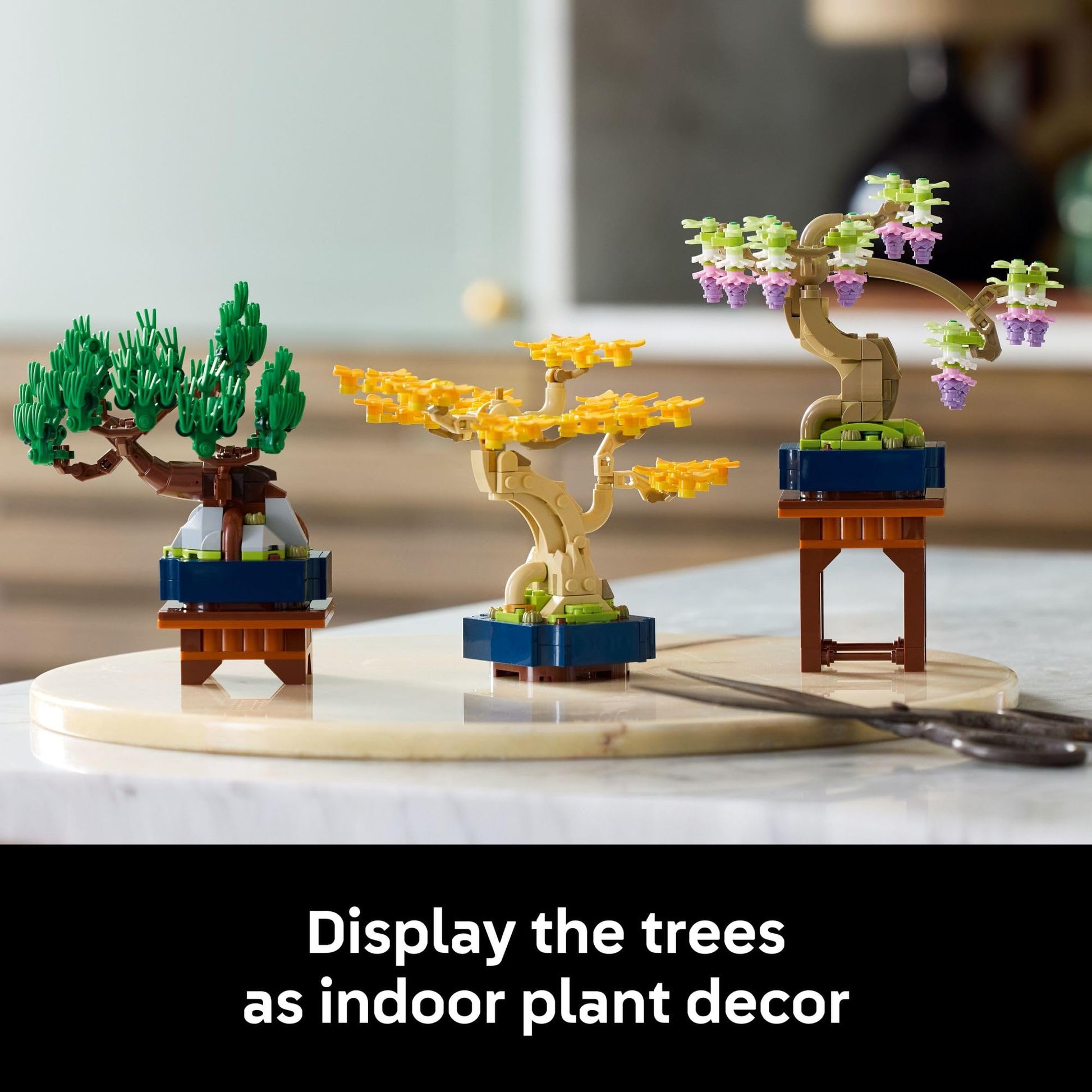 LEGO Botanicals Mini Bonsai Trees Building Set - Artificial Bonsai Tree Building Blocks for Adults, Ages 18+ - DIY Home and Office Decor for Men and Women - Gift for Birthday or Anniversary - 10373 LEGO