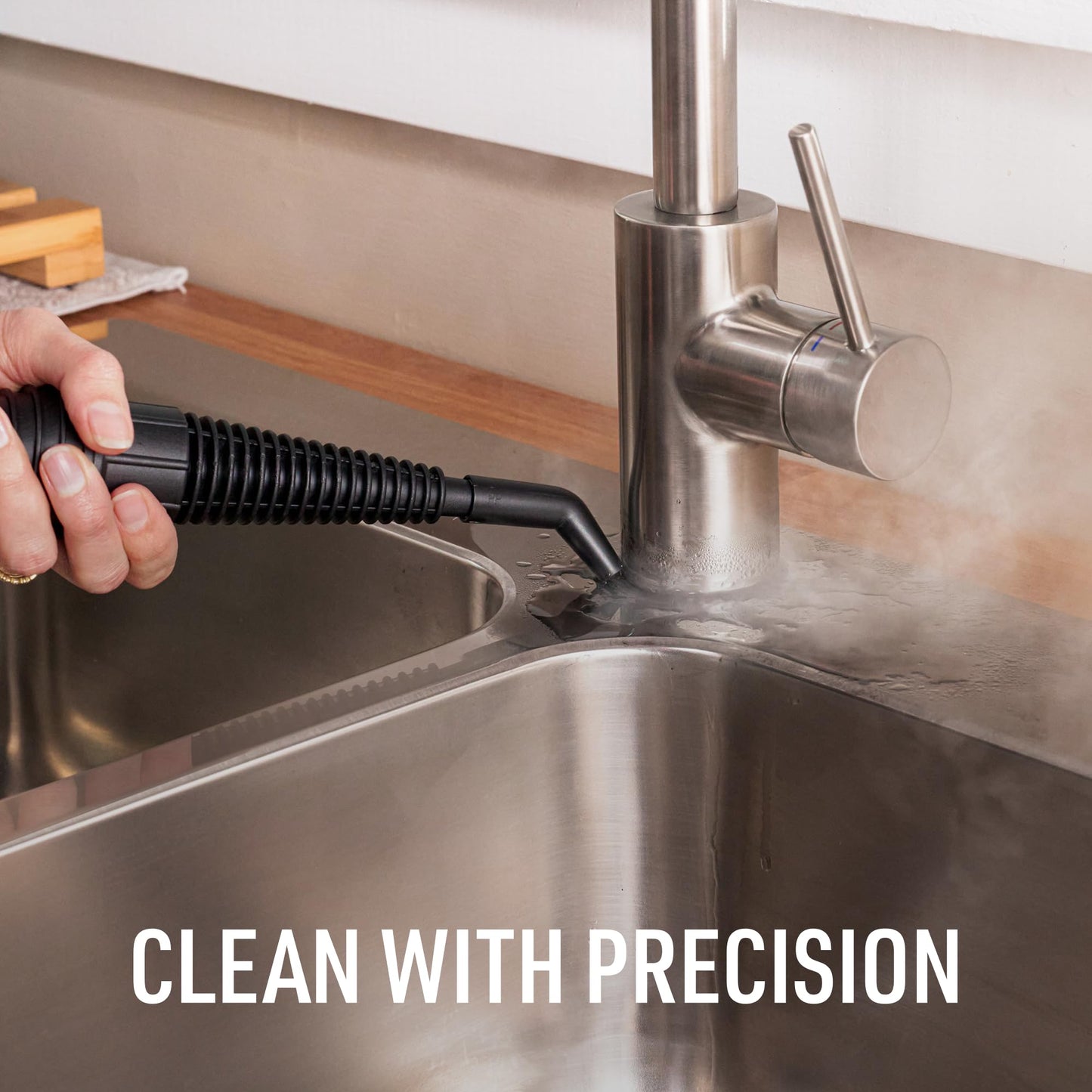 Hoover Portable Handheld Steam Cleaner, 10-in-1 Pressurized Steamer for Grout, Tile, Upholstery, Car Detailing, Kitchen & Bathroom | Chemical-Free, XL Spill-Proof Tank | WH25000CA - Available at All In One Marketplace Canada