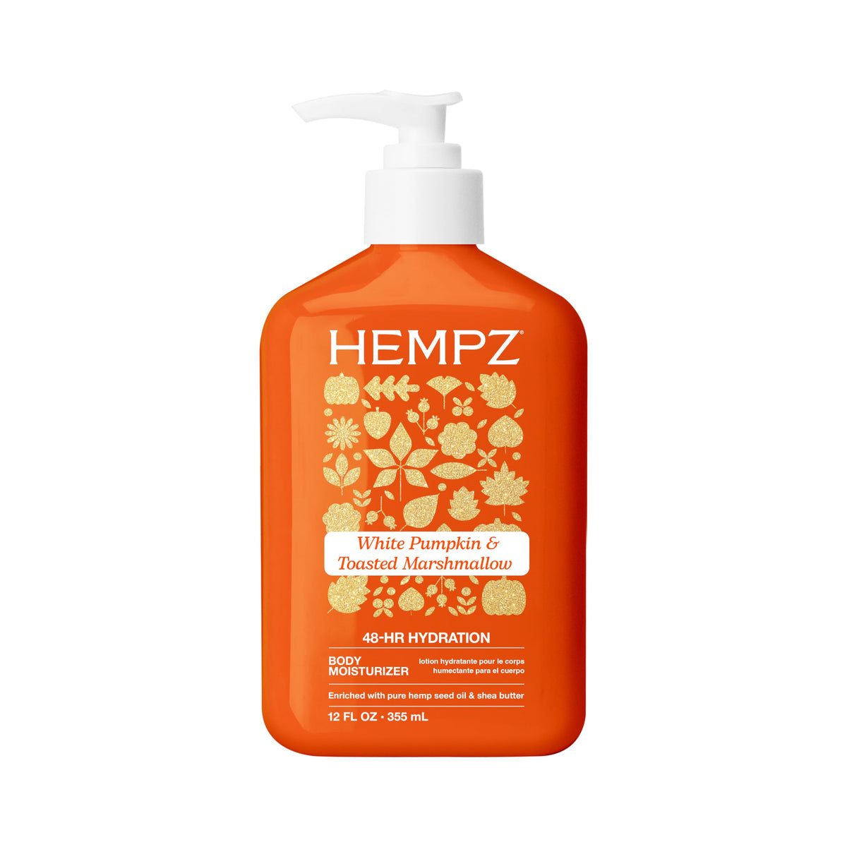 Hempz White Pumpkin & Toasted Marshmallow Body Moisturizer, 12 fl.oz.