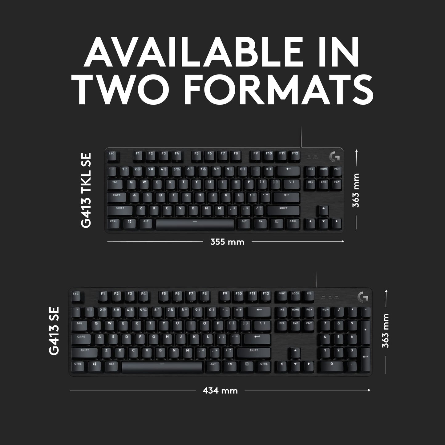 Logitech G413 SE Full-Size Mechanical Gaming Keyboard - Black 🍁 All In One Marketplace Canada