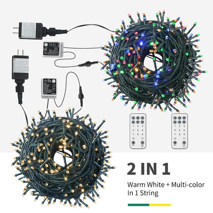 MZD8391 105FT 300LED Color Changing Christmas Light, Christmas Tree Lights 🍁 All In One Marketplace Canada