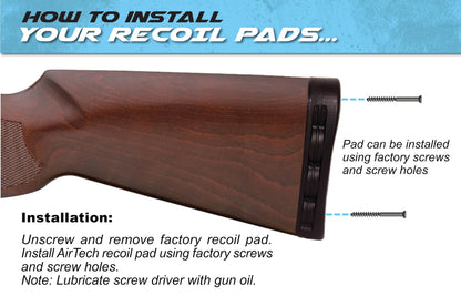 LimbSaver 10803 AirTech Precision-Fit Recoil Pad for Ruger, Sako, and Tikka T3 Models