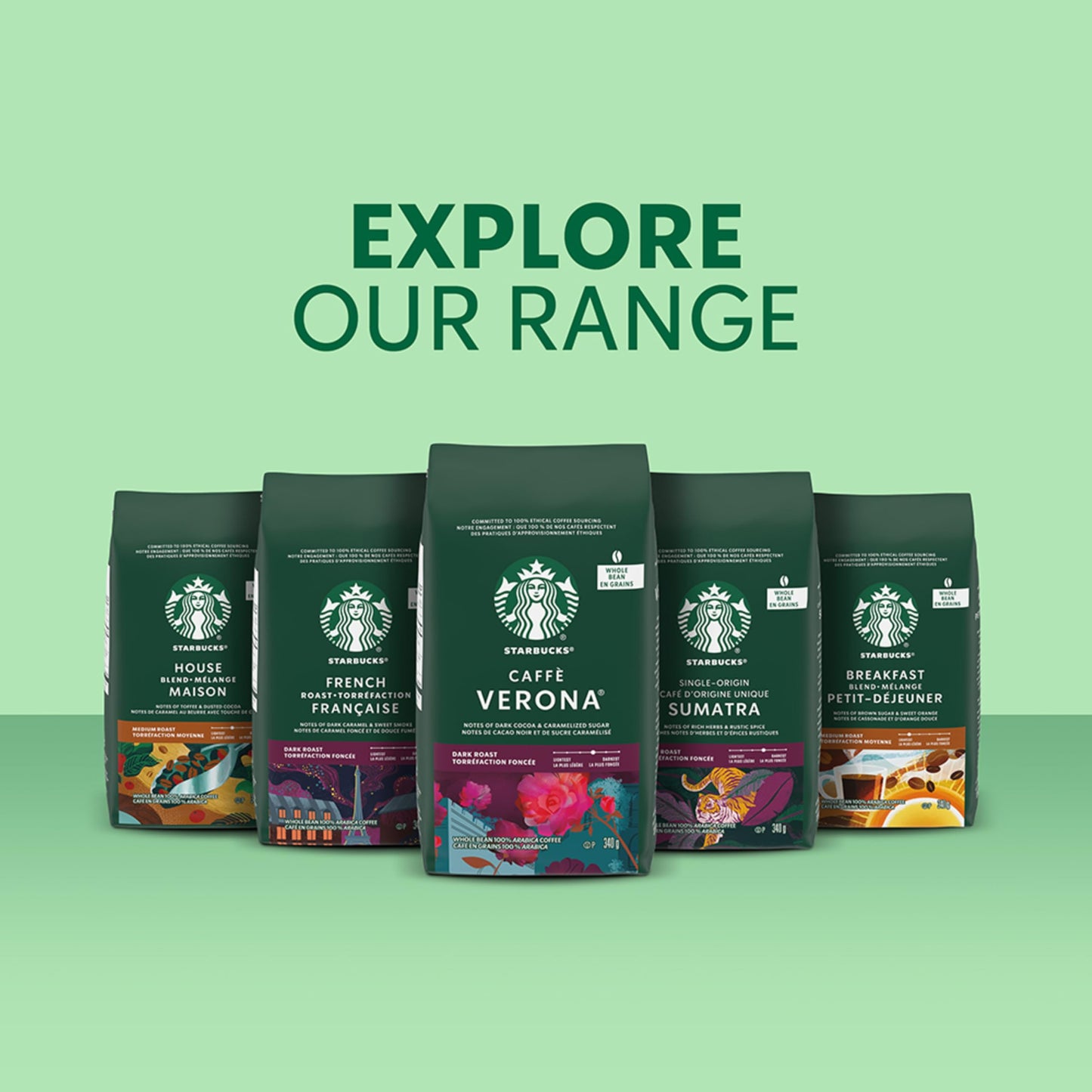 Starbucks Espresso Roast Whole Bean Coffee, 907g