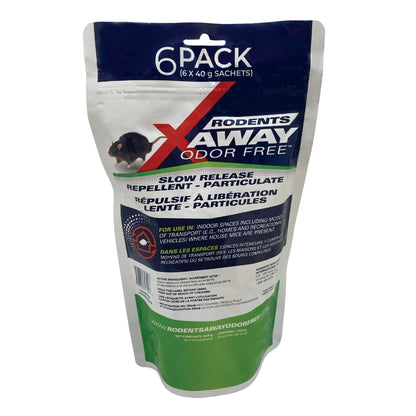 Rodents Away Odor Free 6-Pack, Slow Release Mouse Repellent - Available at All In One Marketplace Canada