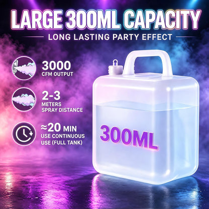 HAKUTA 800W Fog Machine with Disco Ball & RGB LED Lights, 3000 CFM 🍁 All In One Marketplace Canada