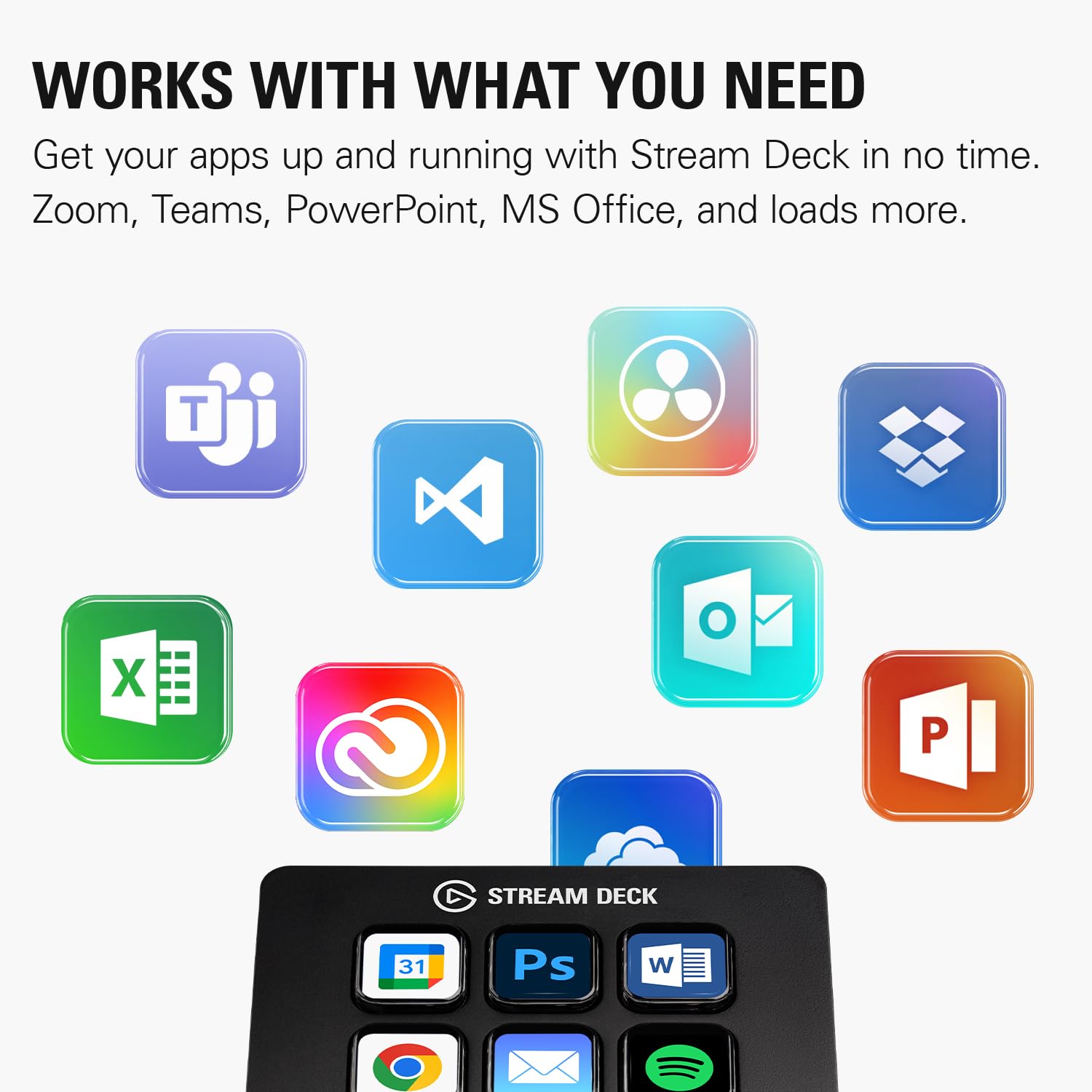 Elgato Stream Deck Mini, 6 Customizable LCD Macro Keys Elgato