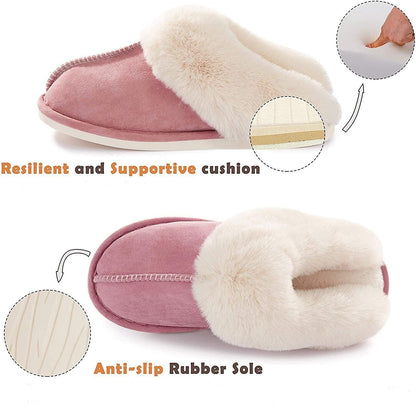 Adorllya Women Men House Fuzzy Slippers Cozy Shoes Indoor Outdoor Cute 🍁 All In One Marketplace Canada