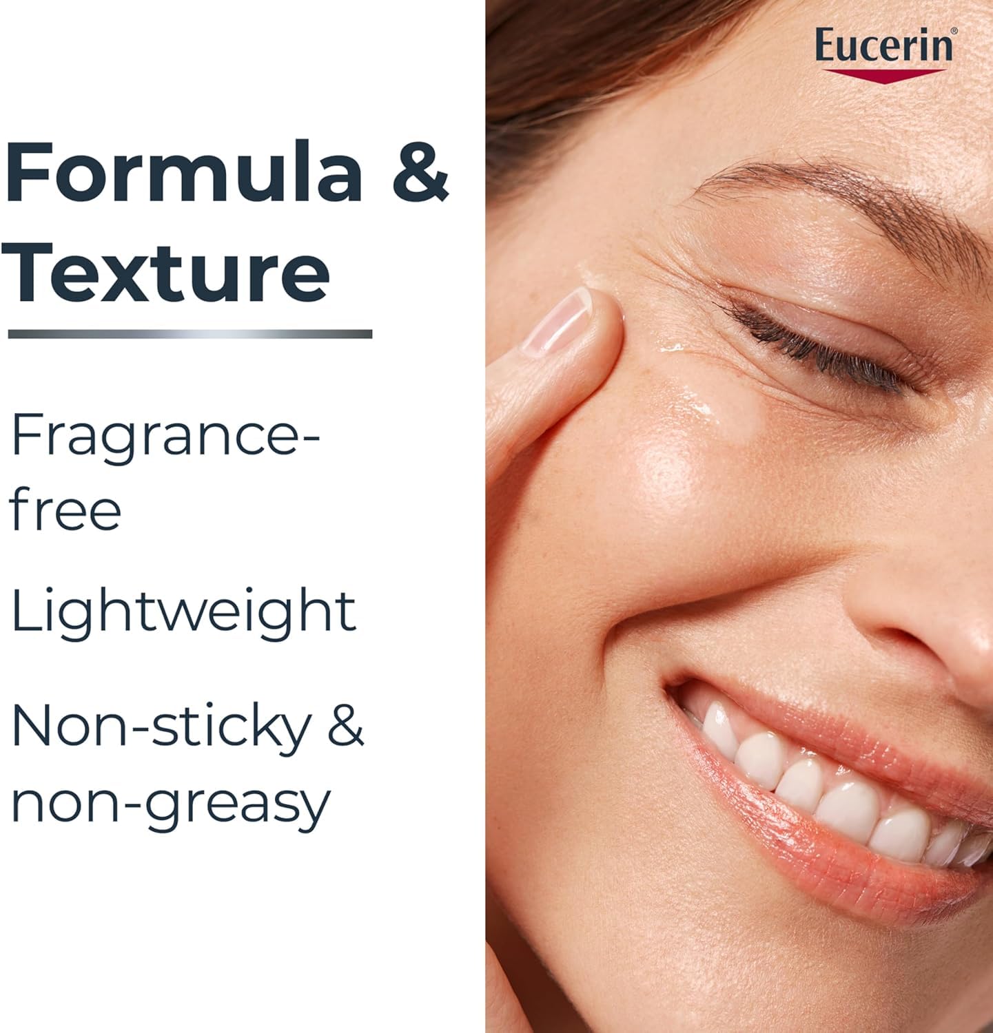 Eucerin Anti-Wrinkle Eye Cream, Smoothing, Anti-Age, Hyaluronic Acid, 15mL Eucerin