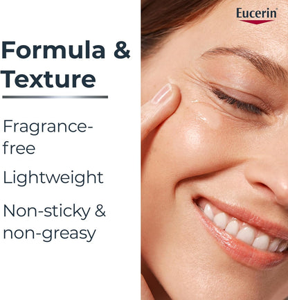 Eucerin Anti-Wrinkle Eye Cream, Smoothing, Anti-Age, Hyaluronic Acid, 15mL Eucerin