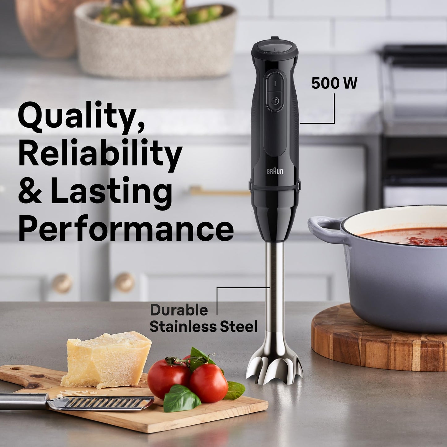 Braun MultiQuick 5 Vario Hand Blender, 21-Speed w/TurboBoost Braun